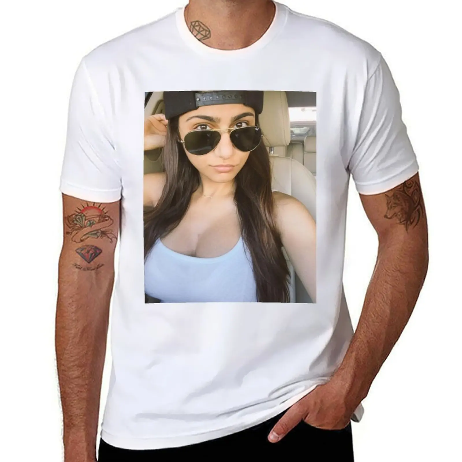 

Футболка Mia Khalifa мужская футболка дизайнерская мужская футболка с рисунком футболка