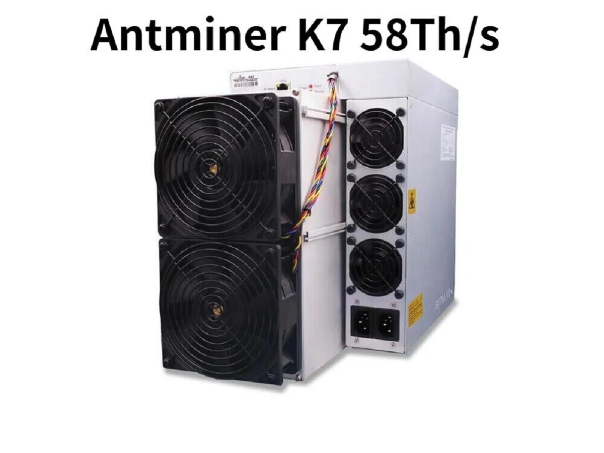 

Лидер продаж Antminer K7 58Th/s CKB