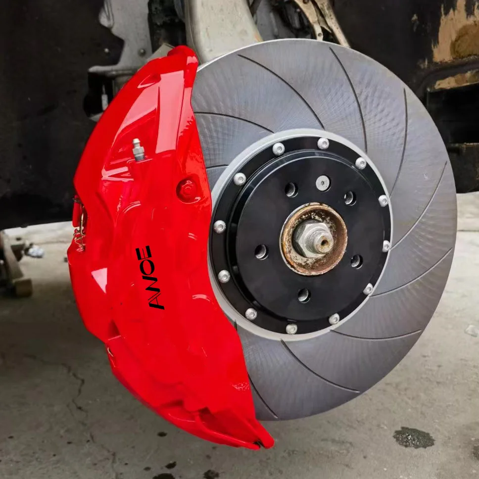 upgrade Modified Racing 10 pot caliper big brake kit with 420 440mm  for  Porsche Cayenne Land Rove with curve slotted rotor