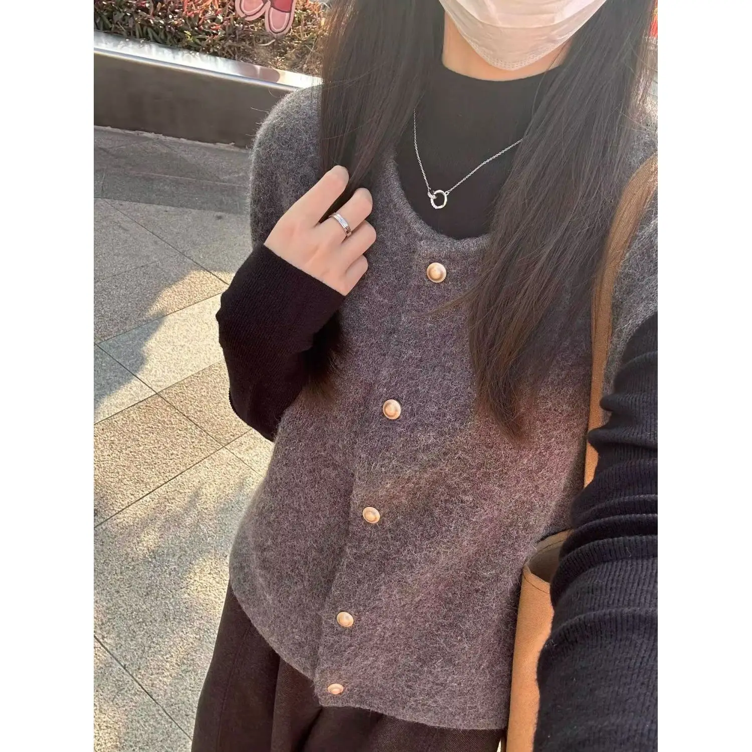 Women's Long Sleeve Knitted Sweater Inner Wear Base Shirt Soft Cozy High Neck Layering Top Autumn Winter Fashion Versatile