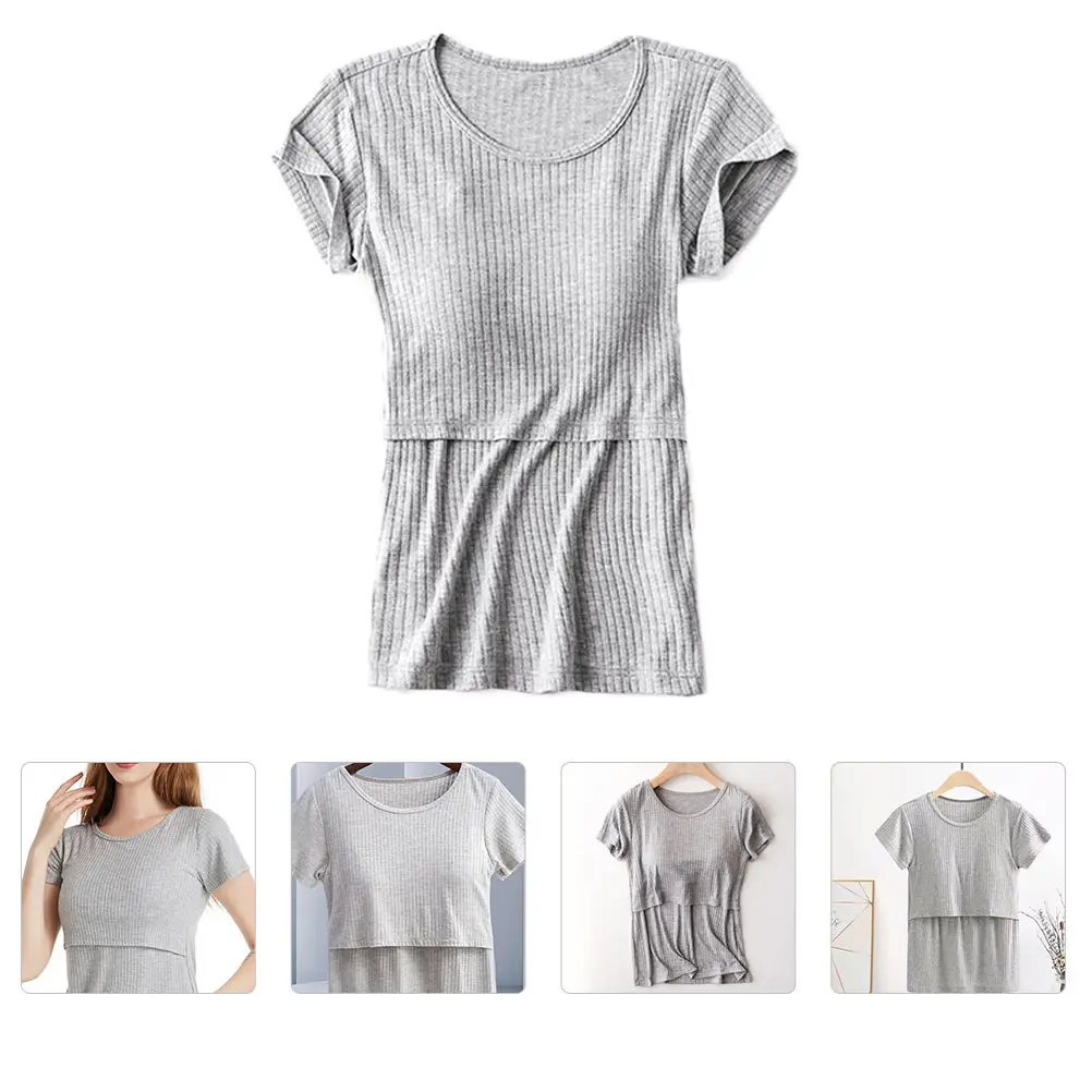 

1pc High Quality Modal Maternity Vest Summer Nursing Pajamas Pregnant Sleepwear Postpartum Bras Elastic Skin Friendly Thin
