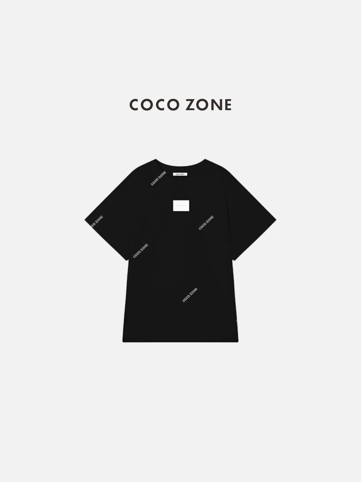 

Женская летняя повседневная универсальная футболка Zone с круглым вырезом и коротким рукавом, 23C8360, 100% хлопок