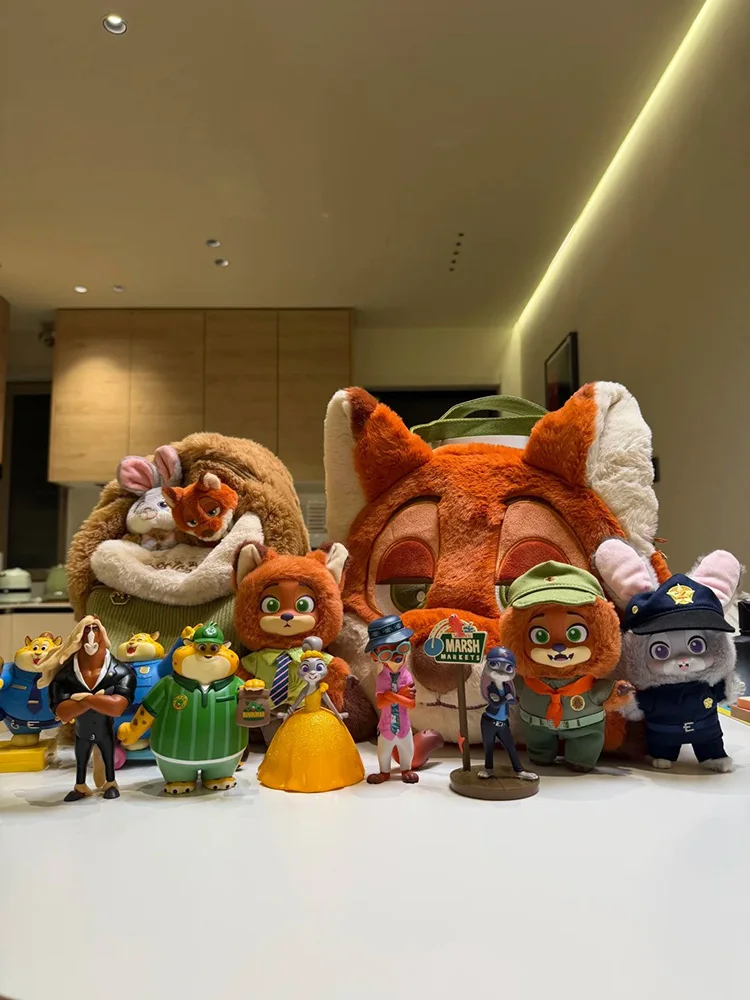 حقيقي ديزني Zootopia 2 صندوق أعمى سلسلة رحلة جديدة شخصيات كرتونية سطح المكتب زخرفة نموذج لعبة الموضة لطيف هدية عيد ميلاد #6