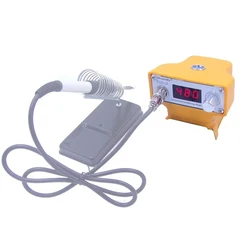 Soldering Iron Station for Makita/Dewalt/Milwaukee/Bosch，18V Lithium Battery Wireless Outdoor Portable DIY T12 Welding Station