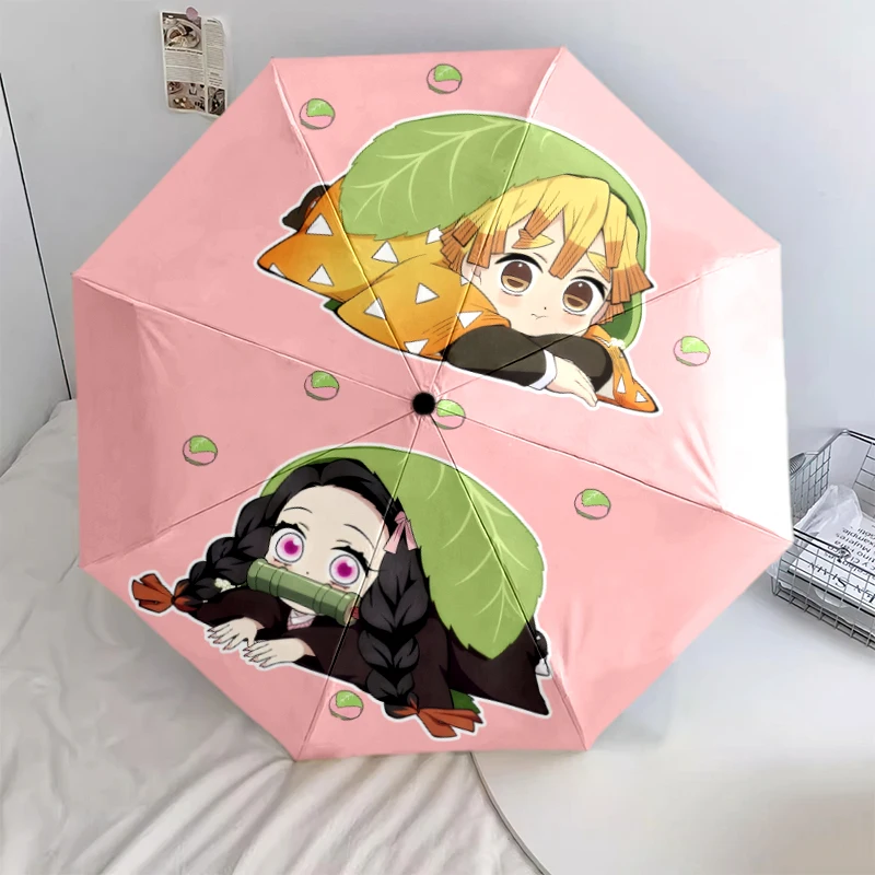 demon-slayer-kawaii-chibi-umbrella-demon-slayer-fan-cute-umbrella-ideal-giftchl
