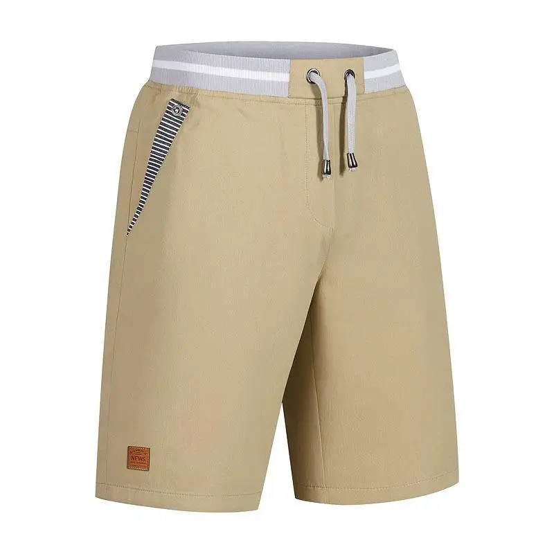 Black Ice Silk Quick Dry Wide Leg Shorts K9909 Casual Straight Leg Pants Unisex Summer Fashion British American Style
