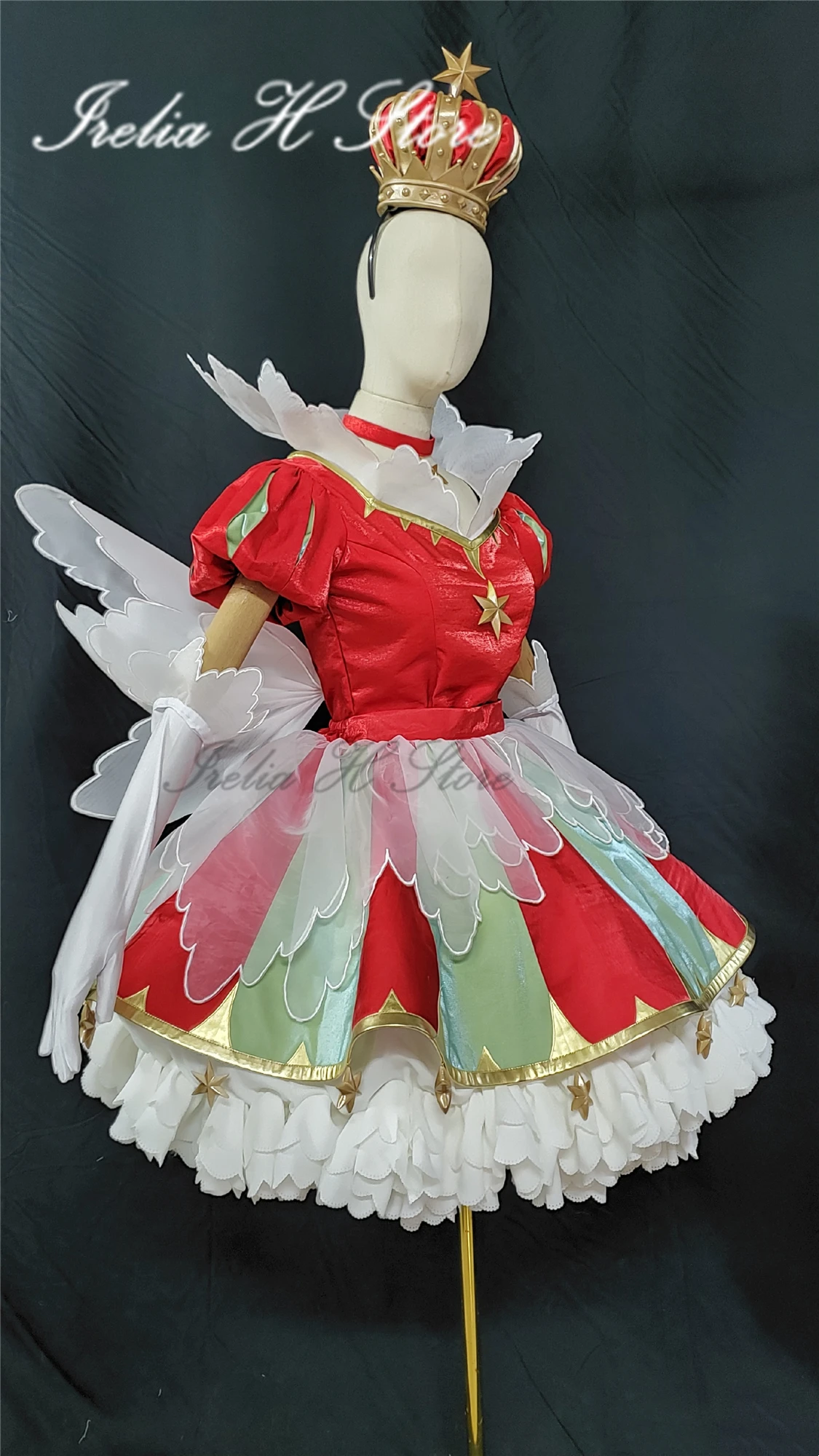 Irelia H Custom size Card Captor Sakura Cosplay Costume 15th Anniversary Anime Dress female