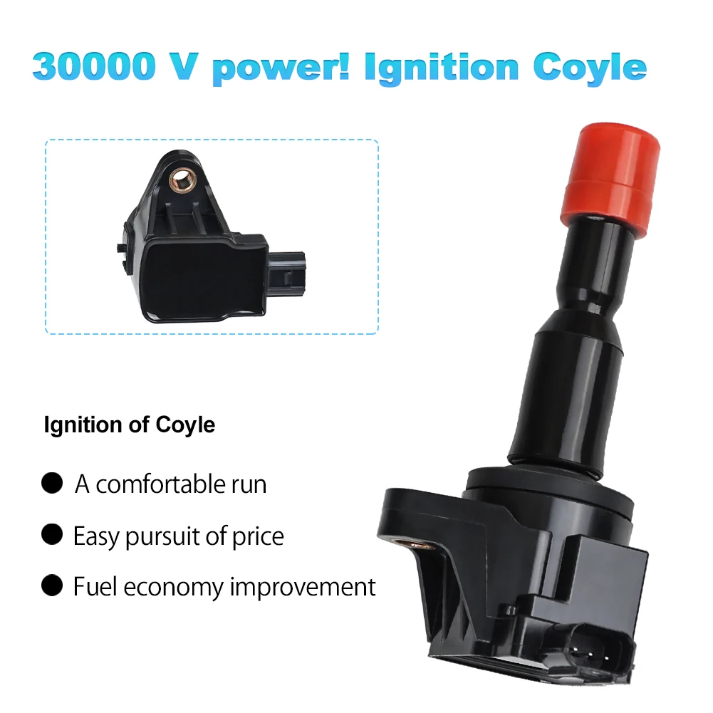 4pcs Ignition Coil For HONDA CITY CR-Z CIVIC FIT JAZZ 2008-2013 1.5L 1.4 1.3 1.2 OE NO 30520-RB0-003 UF626 CM11116 30520-RB0-S01