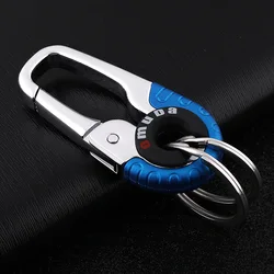 남자를위한 키 체인 버클 스테인레스 스틸 열쇠 고리 열쇠 고리 후크 야외 Carabiner 등산 Keyfob 액세서리