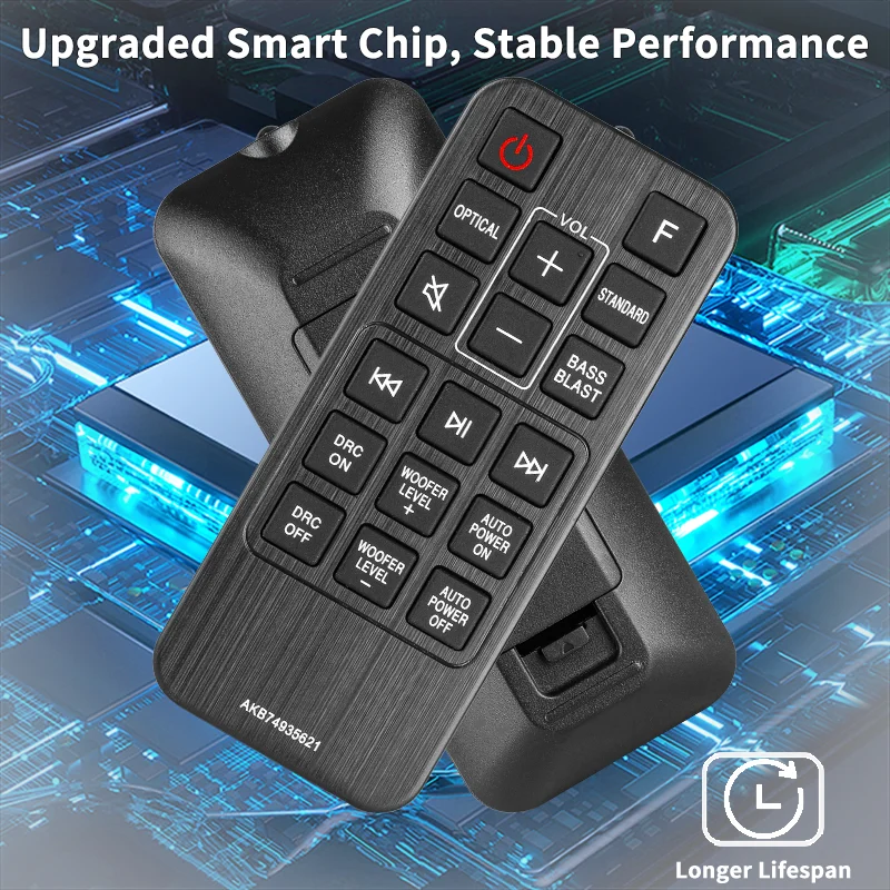 อาเคบี 74935621   โคฟ 33552424   สําหรับ LG การเปลี่ยนรีโมทคอนโทรลสําหรับ LG Soundbar SJ2 SPJ2BW SPJ2B-W SJ2.AEUSLLK SJ2.DEUSLLK