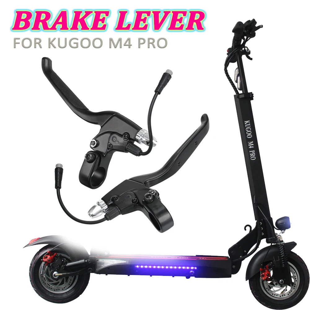 

For KUGOO M4 PRO Kick Scooter E-Bike Aluminum Alloy Handle Replacement Handle New Scooter Brake Handle Brake Lever 1pcs Electri