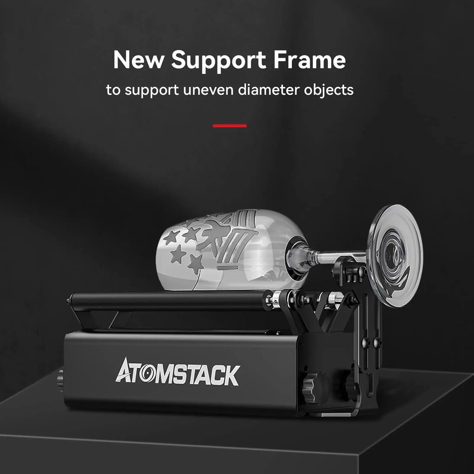 ATOMSTACK MAKER R3 Pro ruote rotanti Laser Set modulo di incisione per scatole di oggetti cilindrici scultura per A20 X20 X30 X40 Pro