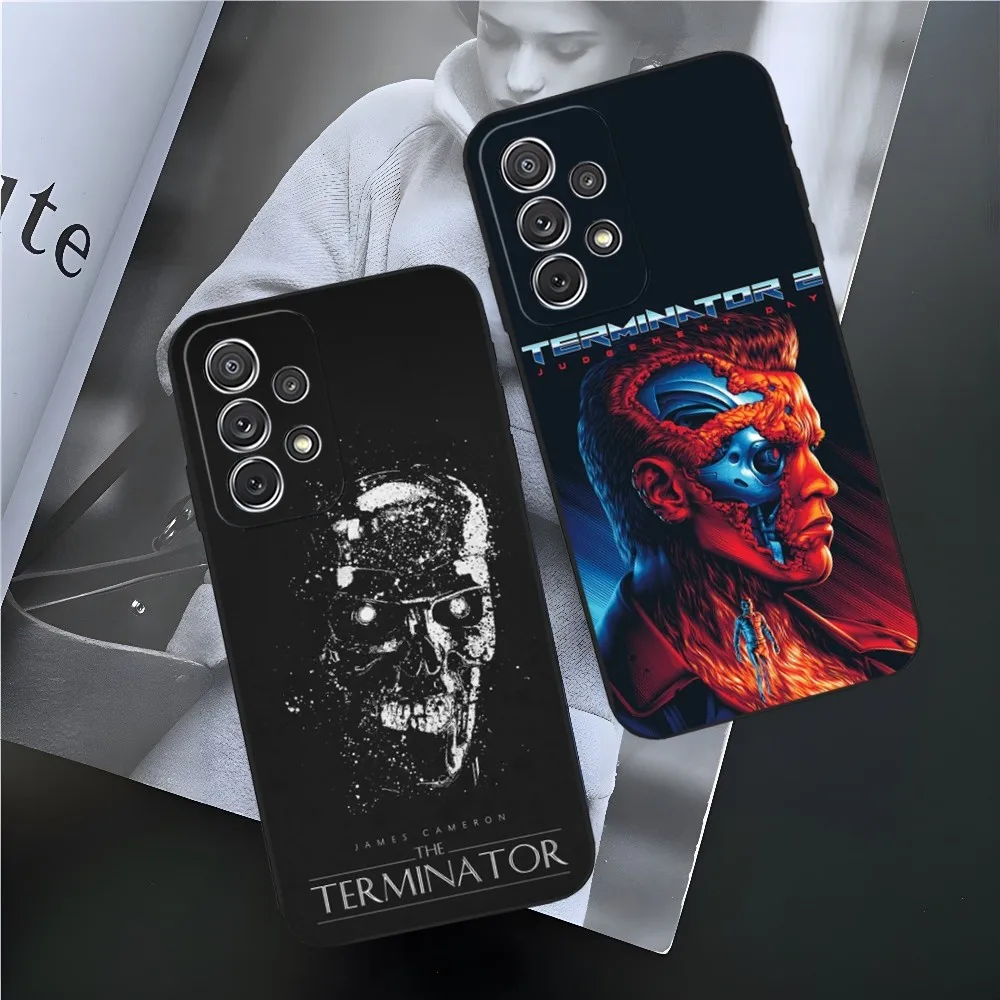 The Terminator Movie Phone Case for Samsung Galaxy S23 Ultra S24 S22 S20 Fe S21 Plus A54 A34 A24 A53 M54 Note 20 Back Cover