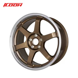 GT86 Deep Lip 5x114.3 R20 5 Split Spoke TE37 Forged Wheel Rim Alloy 6061/T1 Material Racing Wheel Rims for Subra