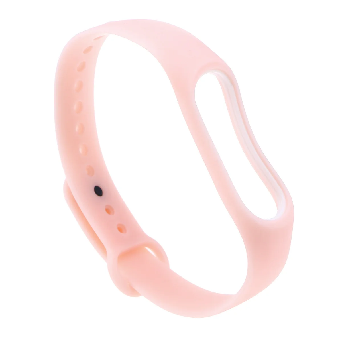 Pulseira de silicone banda de substituição rosa no 10 ajuste ajustável para mi banda 3 pulseira inteligente moda durável à prova dwaterproof água