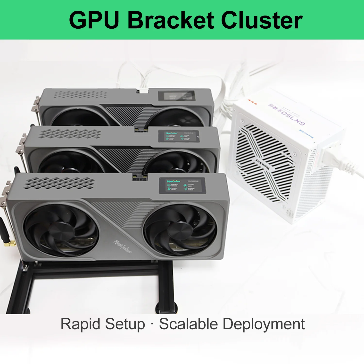 Magic Miner BG01 4.5TH/s Bitcoin Miner 120W Silent Low Power Plug & Play SHA256 ASIC GPU Style for BTC BCH