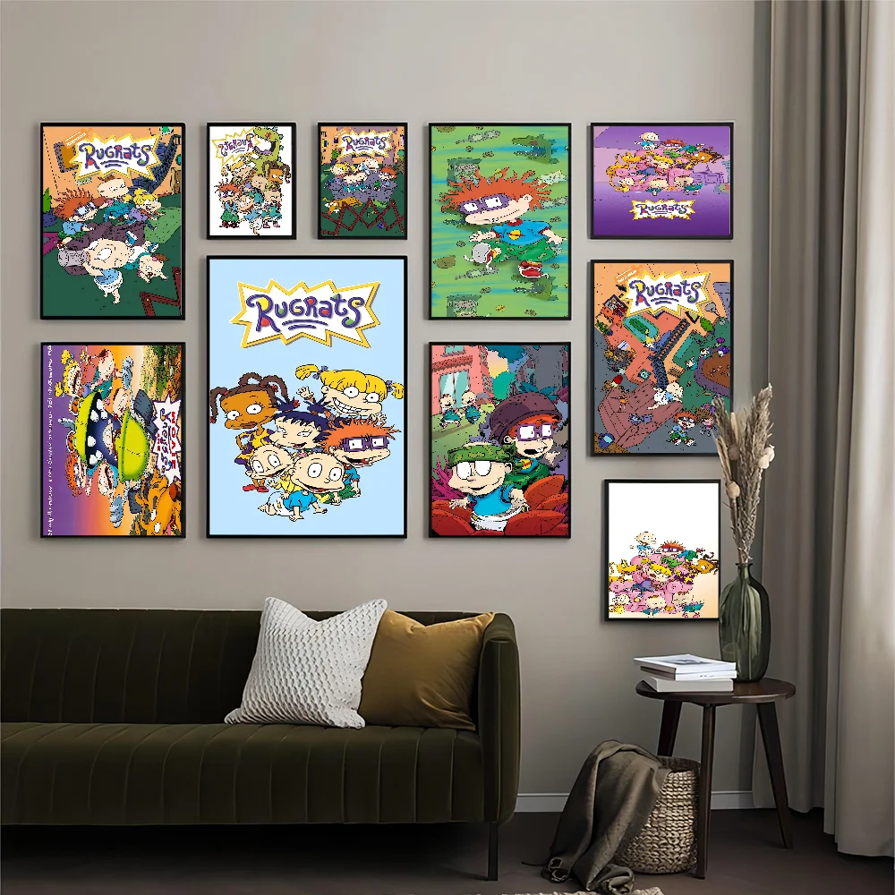 Cartoon R-Rugrats Classic Vintage Posters HD Quality Wall Art Retro Posters For Home Room Wall Decor