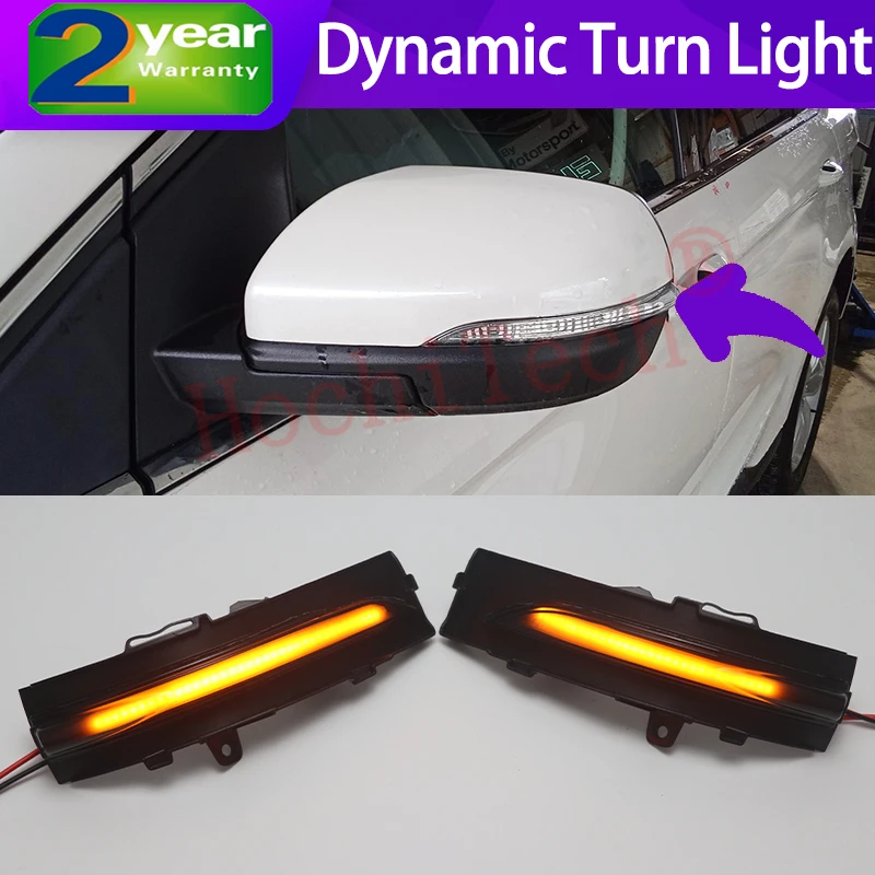Dynamic Turn Signal LED Side Mirror Indicator Blinker Sequential Lamp for Ford Edge CD539 ST-Line 2015-2020 2021 2022 2023 2024