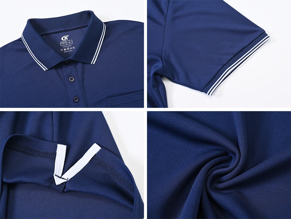 Men's Polo Shirt Classic Short Sleeve Quick Dry Performance Casual Summer Clothing Lightweight Breathable Tactical Shirts