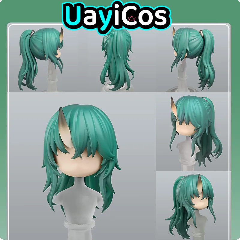 Arknights Hoshiguma hecho a mano OB11 OB22 GSC pelo desmontable carcasa de pelo peluca placas frontales muñeca BJD accesorios juego figura de Anime juguete