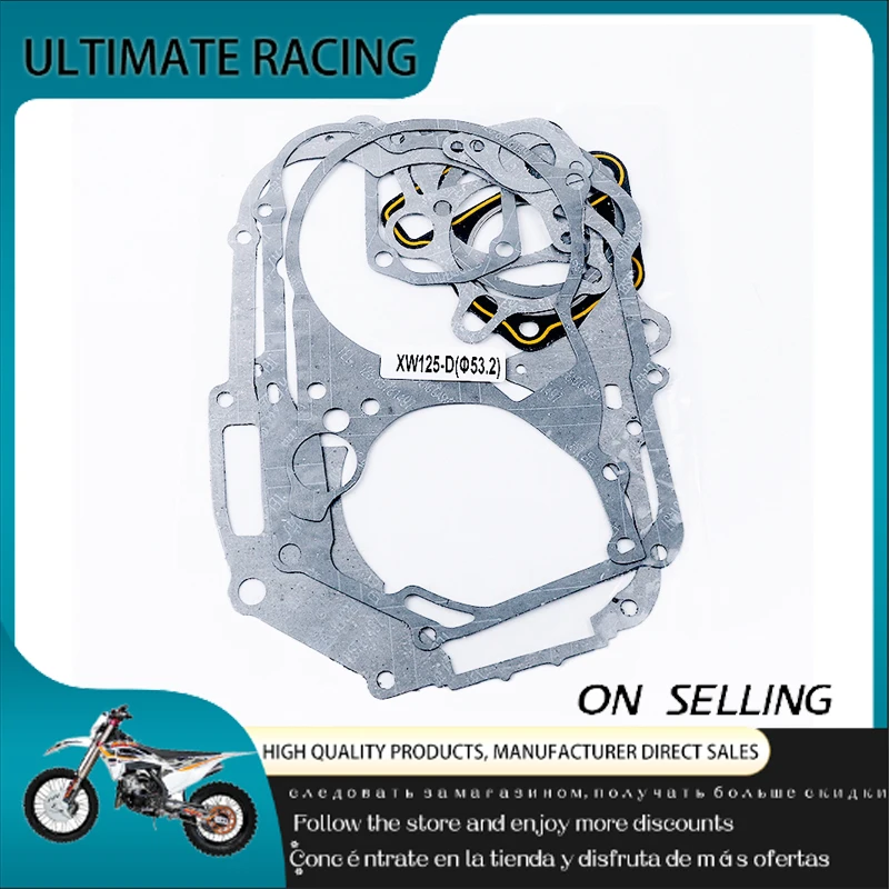 High Quality Cylinder Head Gasket Set 50cc 70cc/90cc 110cc 125cc ATV Kart Dirt Bicycle Horizontal Engine Cylinder Head Gasket