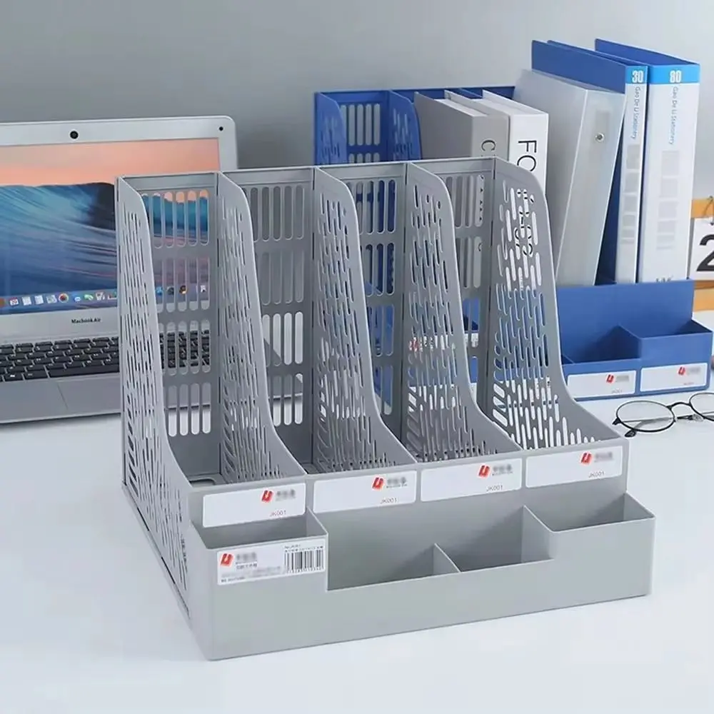 1 Stuks Grote Capaciteit Desktop Bestand Rack Multi-Layer A4 Document Certificaten Bestand Houder Lade Plastic Kantoorbenodigdheden