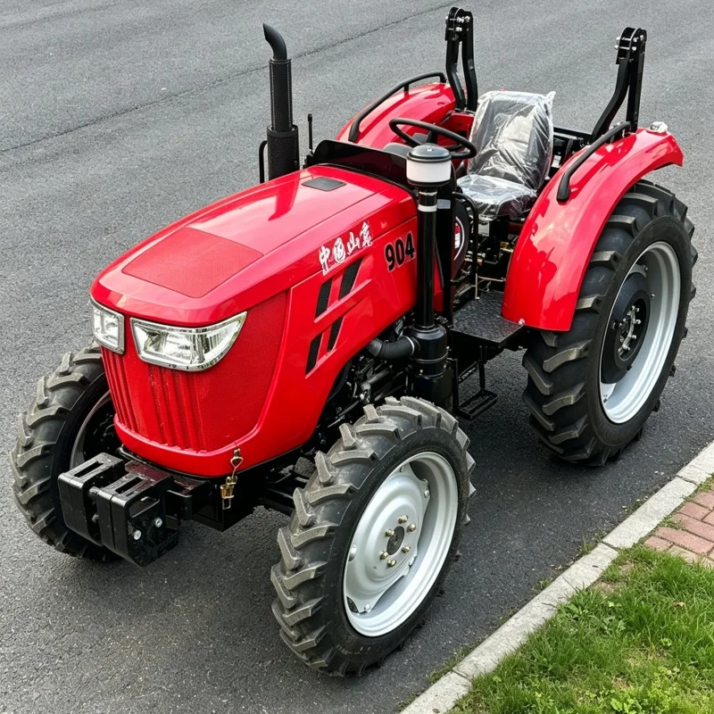 Customized High-quality Hot-selling Rotary Tillage Seeder, Four-wheel Cultivator, Four-wheel Drive Land Preparation Equipment