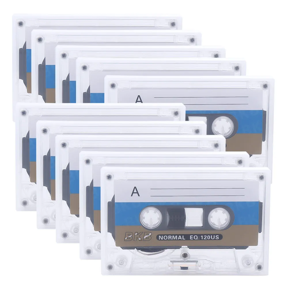 Cinta de Audio magnética vacía para reproductor de música, casete estándar para grabación de voz, 60 minutos