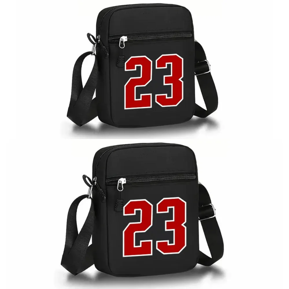 2pcs Number 23 Print Crossbody Bag Number 23 Design for Daily Wear Gifts Street Outdoor Sports for-Occasion Shoulder Bag for And