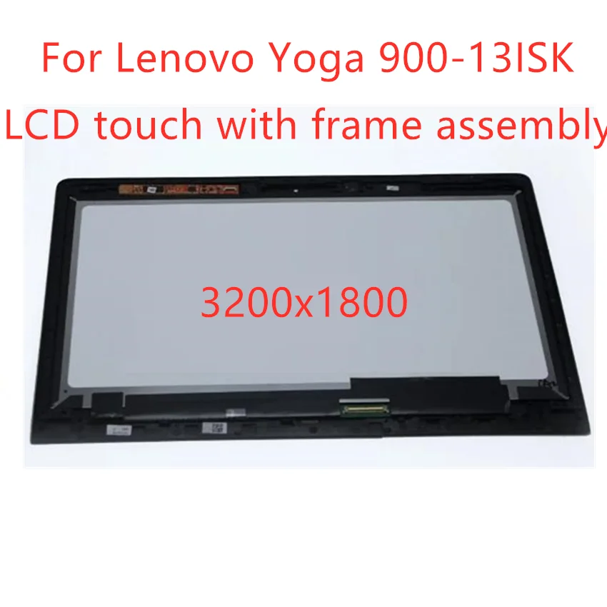 

For Lenovo YOGA 4 PRO Yoga 900-13ISK 80MK 80UE 13" Laptop LCD iPS Touch Screen Assembly Display LED LTN133YL05 3200x1800