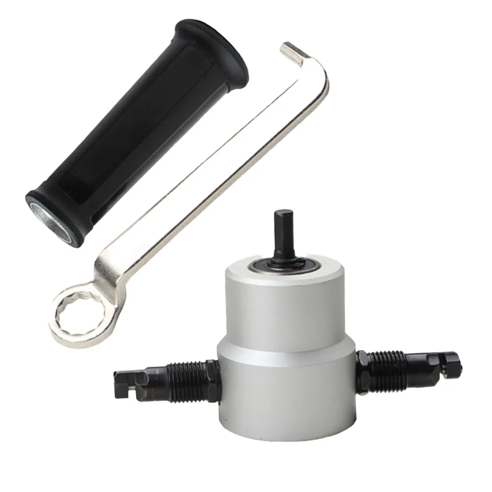

Iron Nibbler Adjustable Metal Sheet Cutter 360 Degree Adjustable Air Drill Compatible For Car Repair And Maintenance