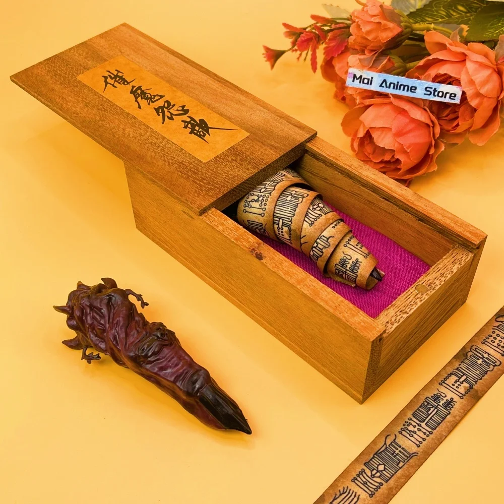 

Ryomen Sukuna Finger Box Figurine Anime Sukuna Cursed Finger Jujutsu Kaisen Action Figure Accessories Home Ornament Toy Gift