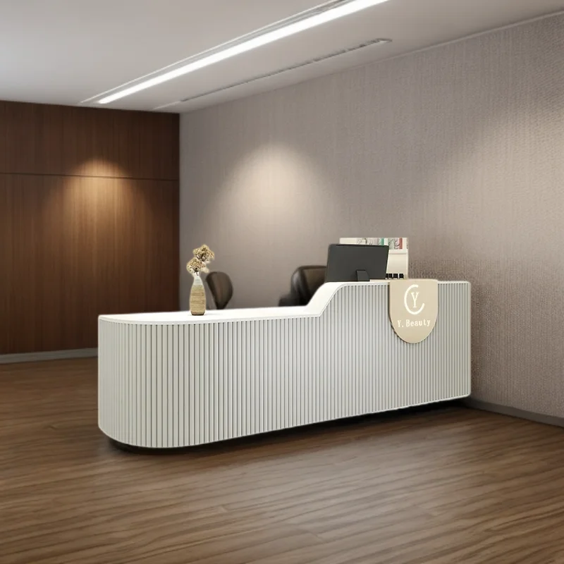 

Reception Business Modern Furniture Aesthetic Help Desk Salon Supermarket Counter Table Spa Front Bancone Reception Reseption