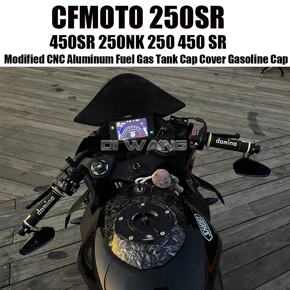 

Motorcycle Modified CNC Aluminum Fuel Gas Tank Cap Cover Gasoline Cap For CFMOTO 250SR 450SR 250NK 250 450 SR