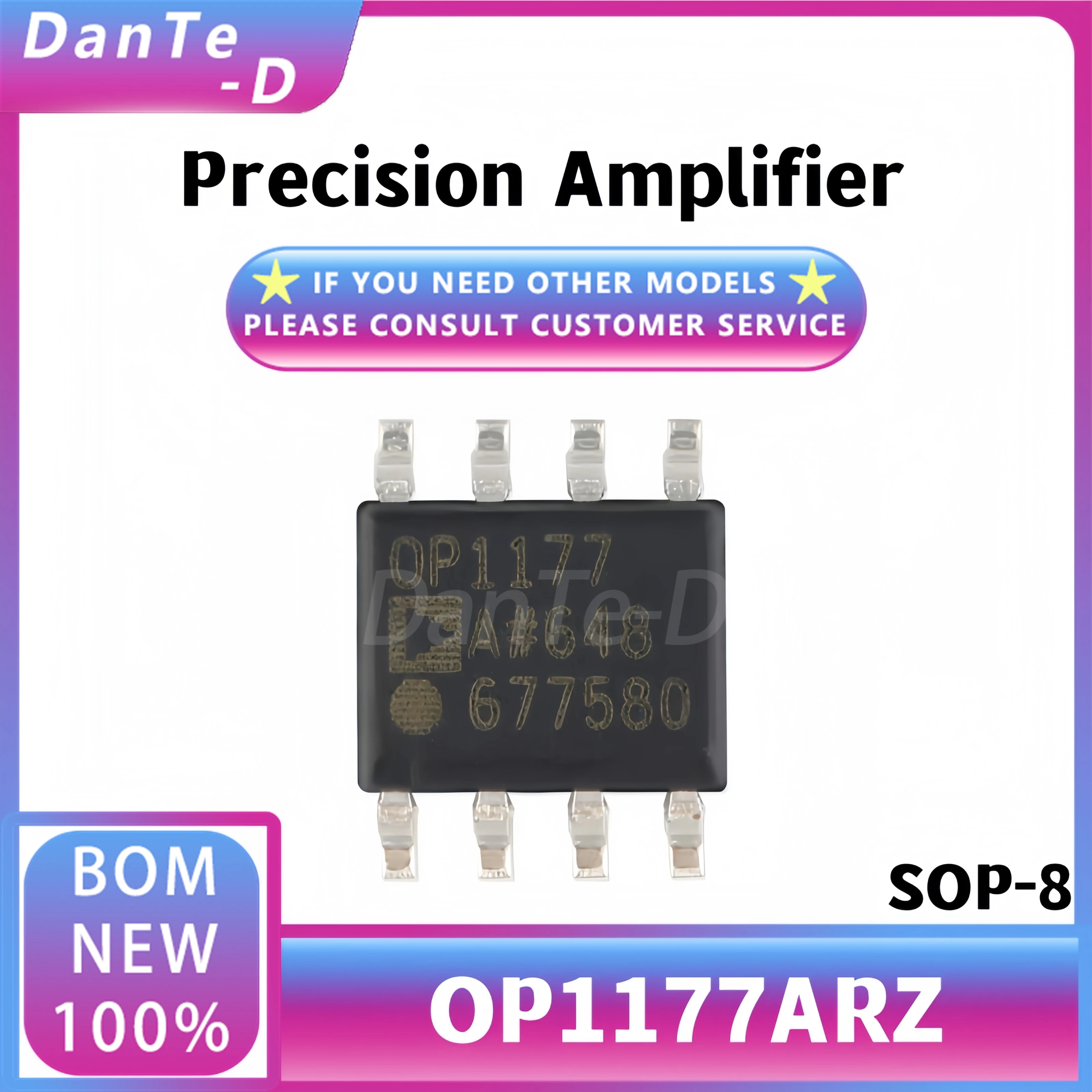 OP1177ARZ new OP1177A SOP-8 low input bias current operational amplifier chip