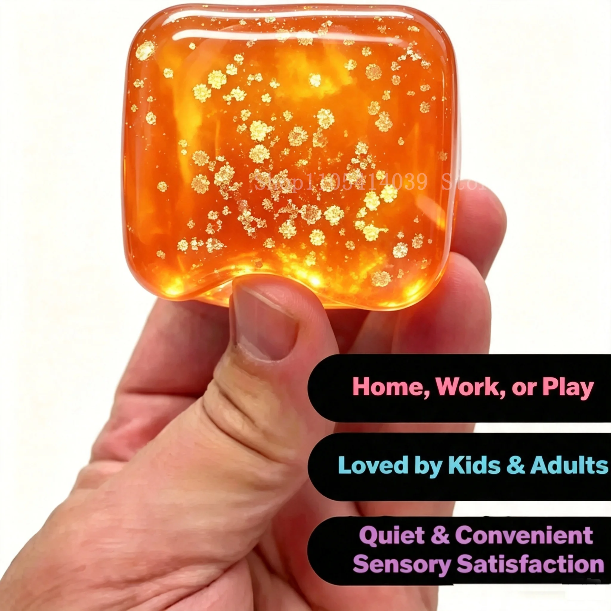 Schylling Needoh Holographic Ribbon Squeeze Sensory Colorful Knead Stretch Anxiety Relief ADHD Fidget Leisure Adult Gift