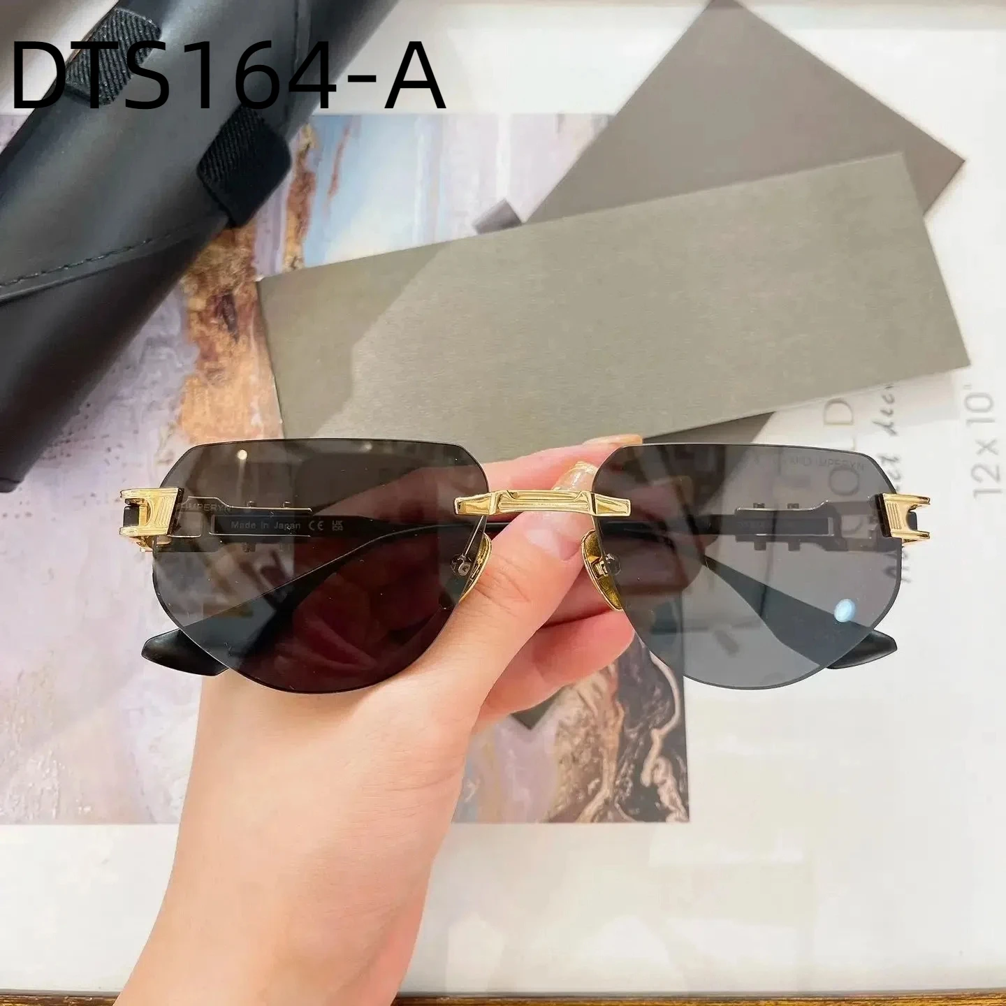 

Original GRAND IMPERYN DTS164-A Leisure UV400 Polarized Men Sunglasses Luxury Popular Top Quality Boundless Women Couple Eyewear