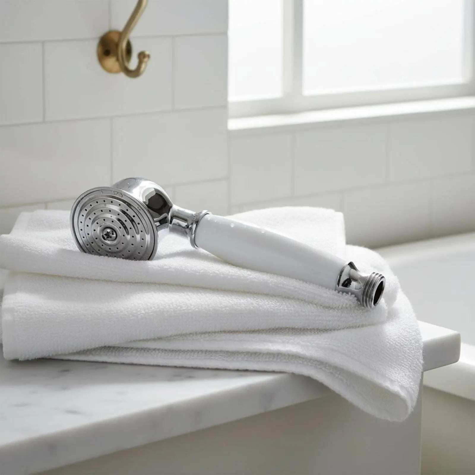 

Handheld Shower Head Traditional Design Telephone Design Hand Shower