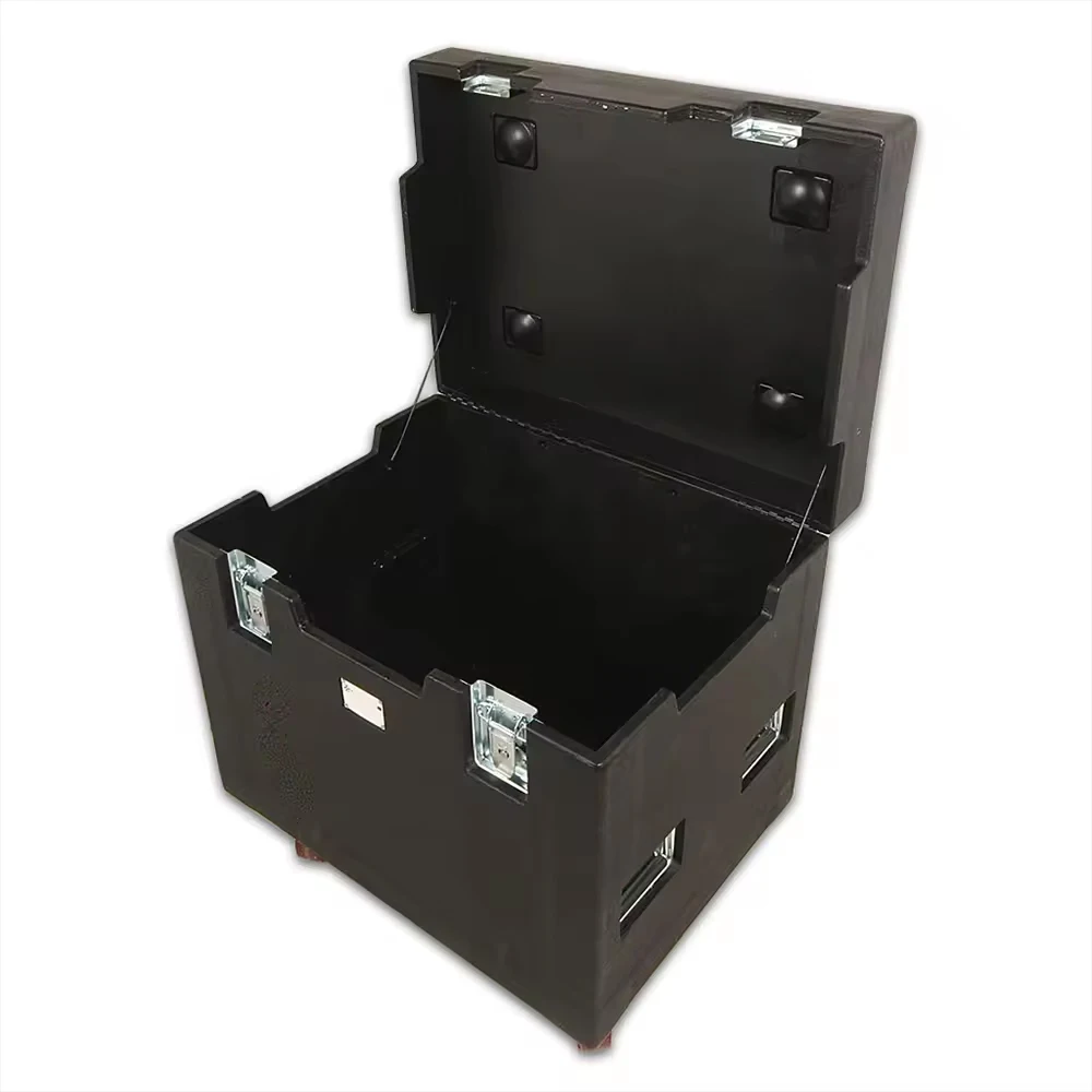 Customized Outdoor Removable Stackable Carrying Moving Fiberglass Fiberglassed Utility Trunk Pack Flight Road Case