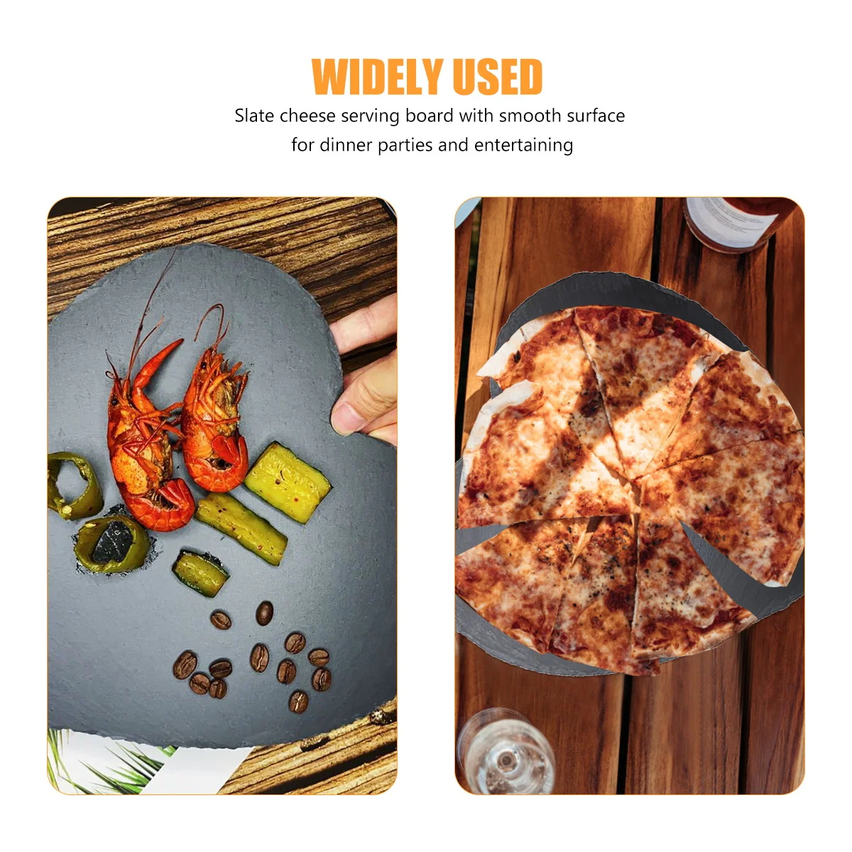 

Heart-shaped Rock Tray Plate Board for Food Serving Platters Cheese Wedding Charcuterie Dish