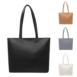 2024 New Ladies Tote Bags Leather Handbags Work School Shopping Bags For Women With Zip And Inner Pocket Mochilas Para Mujer