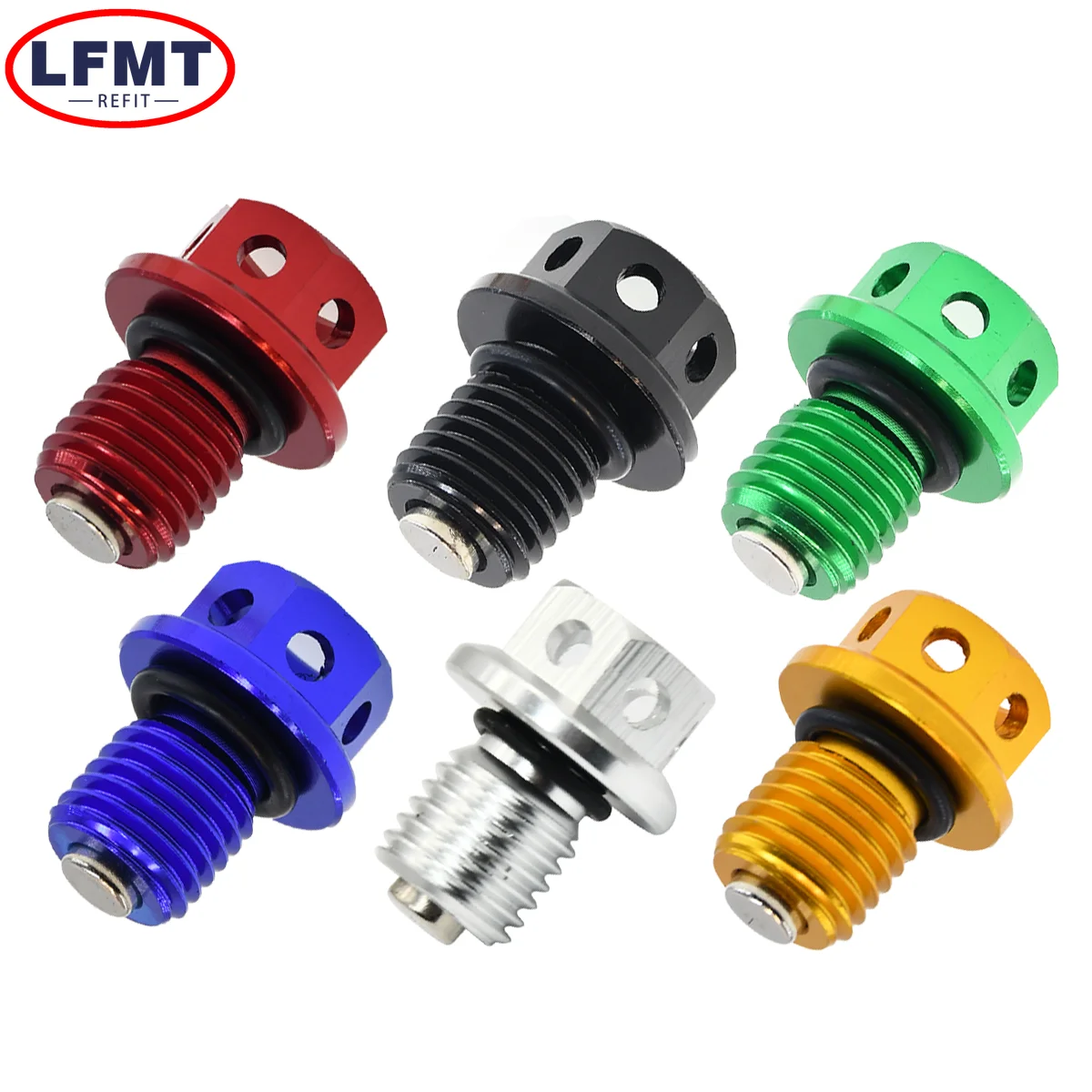 

M12xP1.5 Magnetic Oil Drain Plug Bolt Screw For Honda CR125 250 250R CRF250R XR 250 600R 650L CBR1000RR Suzuki Yamaha Kawasaki