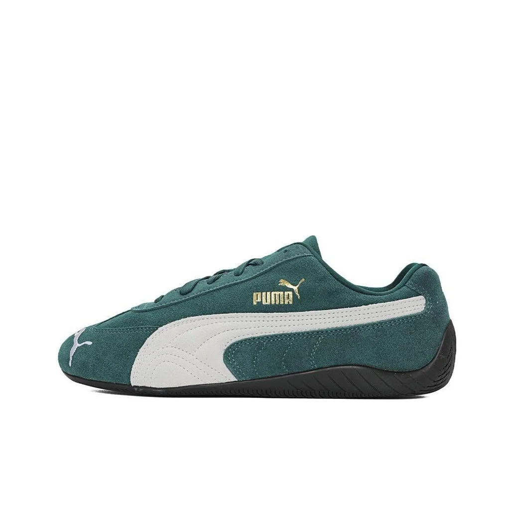 PUMA Speedcat Abrasion Resistant Low top Casual Shoes Unisex Green White 398846-12