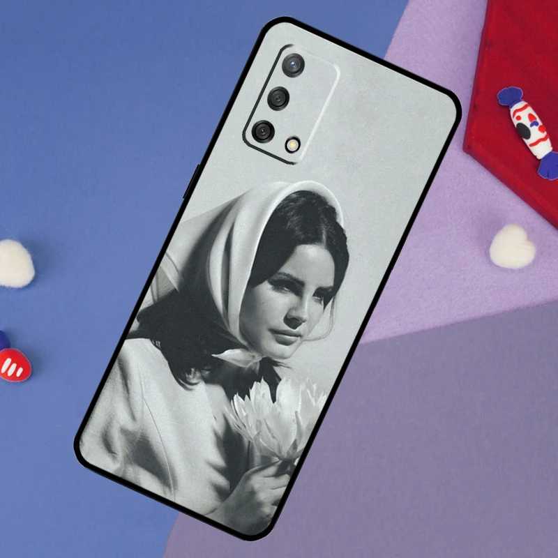 لانا ديل ري حافظة لهاتف اوبو A5 برو A6 A57 A17 A78 A54 A74 A94 A76 A16 A96 A18 A40 A60 A80 A38 A58 A98 A15 #4