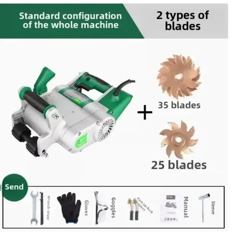 Industrial Wall Chaser Electric Wall Line Slot Machine Wall Groove Cutting Slotting Machine