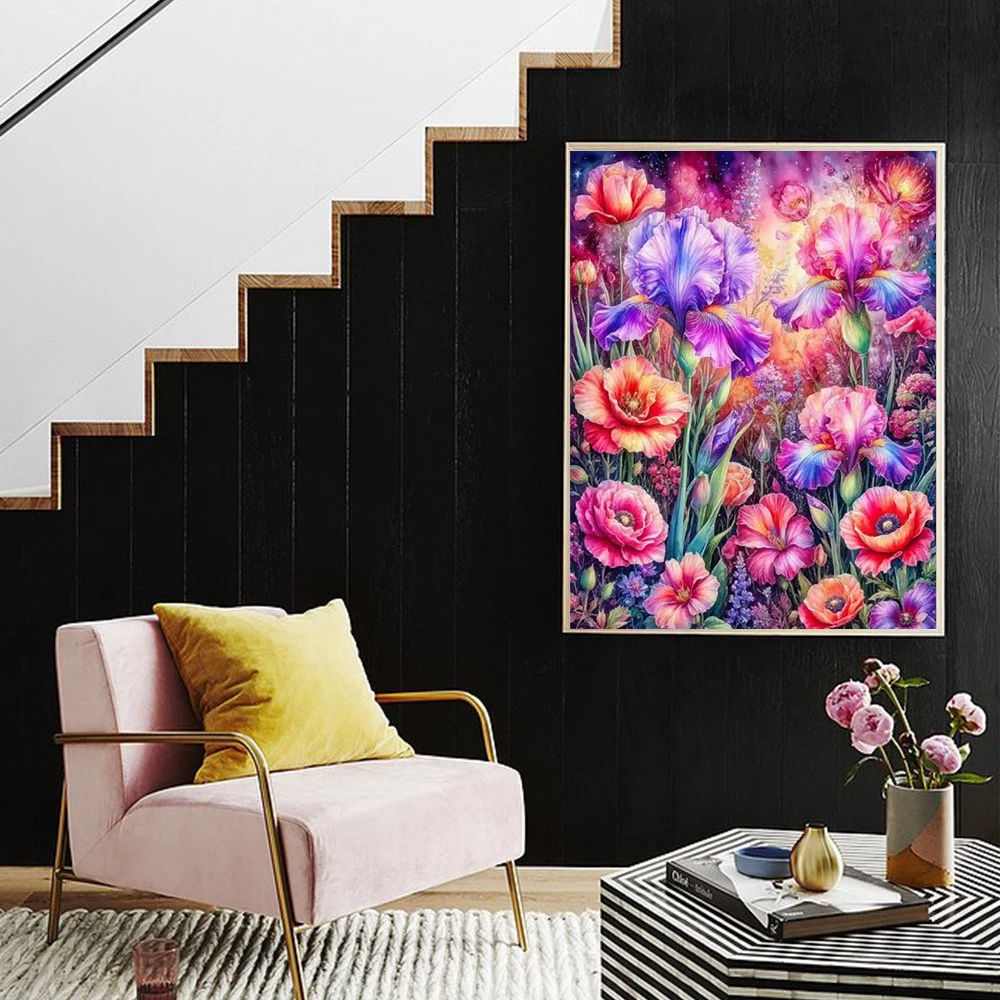 ダイヤモンドペインティング蘭バラスズランアイリスフラワーダイ - Embroidery Rose のレビューと価格