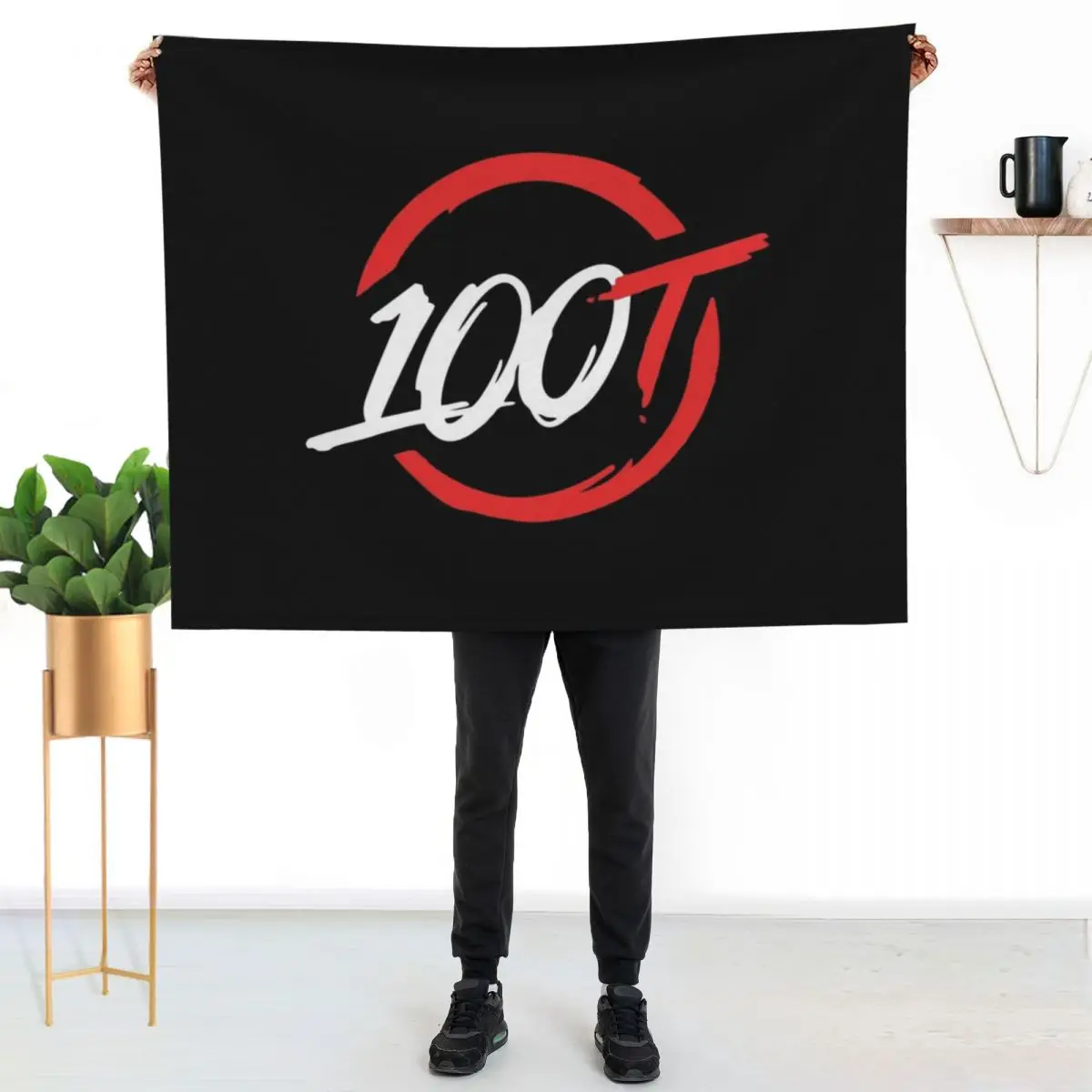 100 Thieves Throw Blanket Blankets Sofas Of Decoration funny gift For Sofa Thin wednesday Hairys Blankets For Baby Blankets