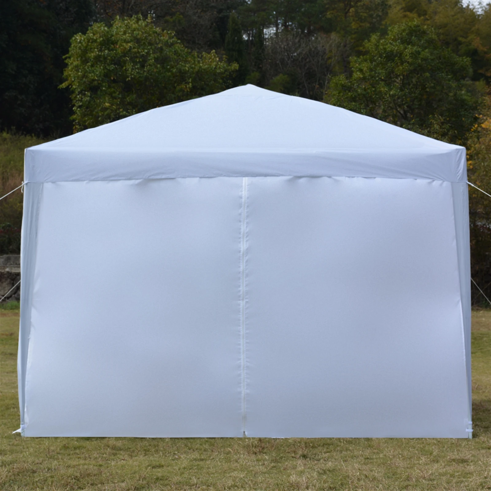 3 x 3m Two Doors & Two Windows Practical Waterproof Right-Angle Folding Tent  Waterproof Canopy Patio Wedding Gazebo