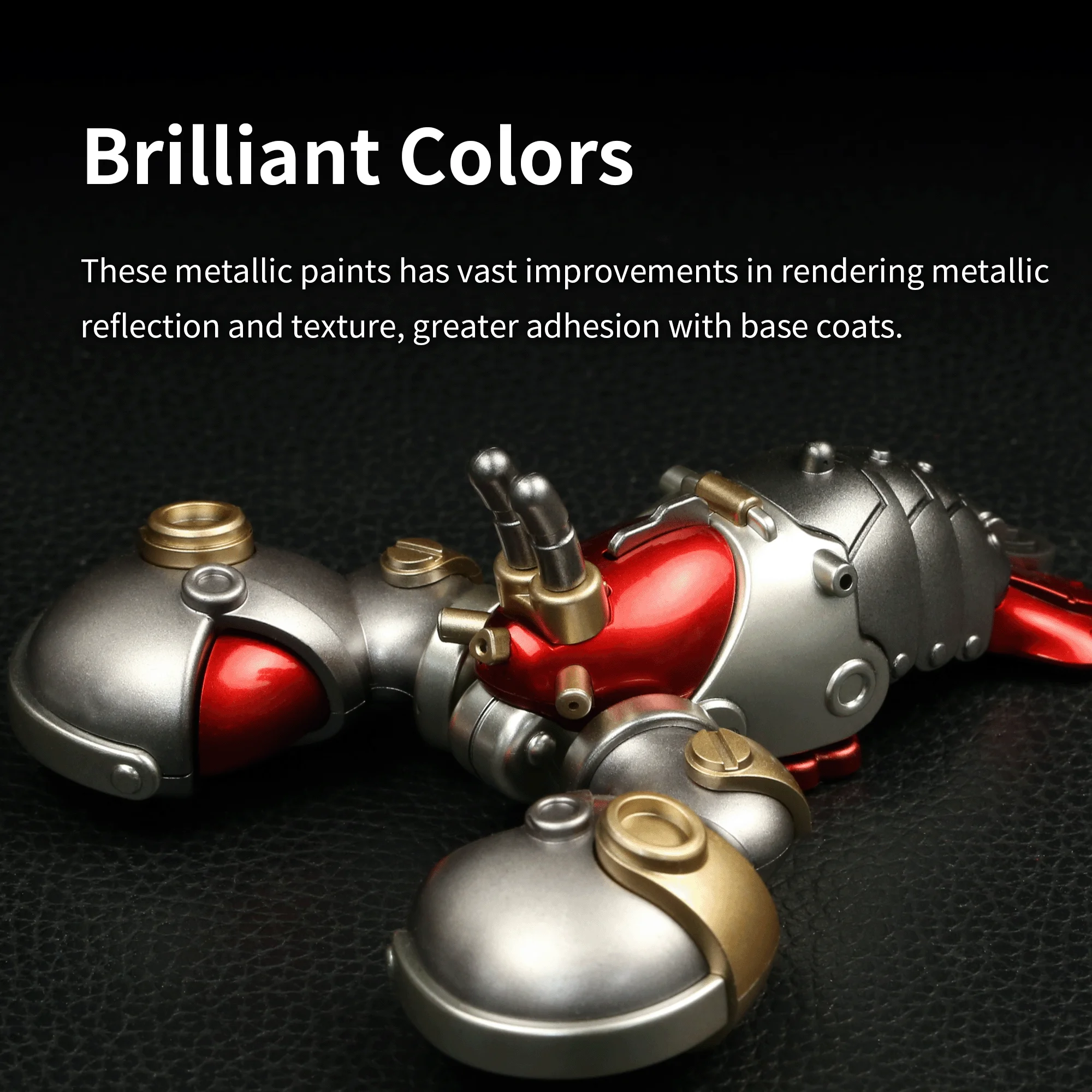 DSPIAE ASM Acrylic Paint - Metallic Colors