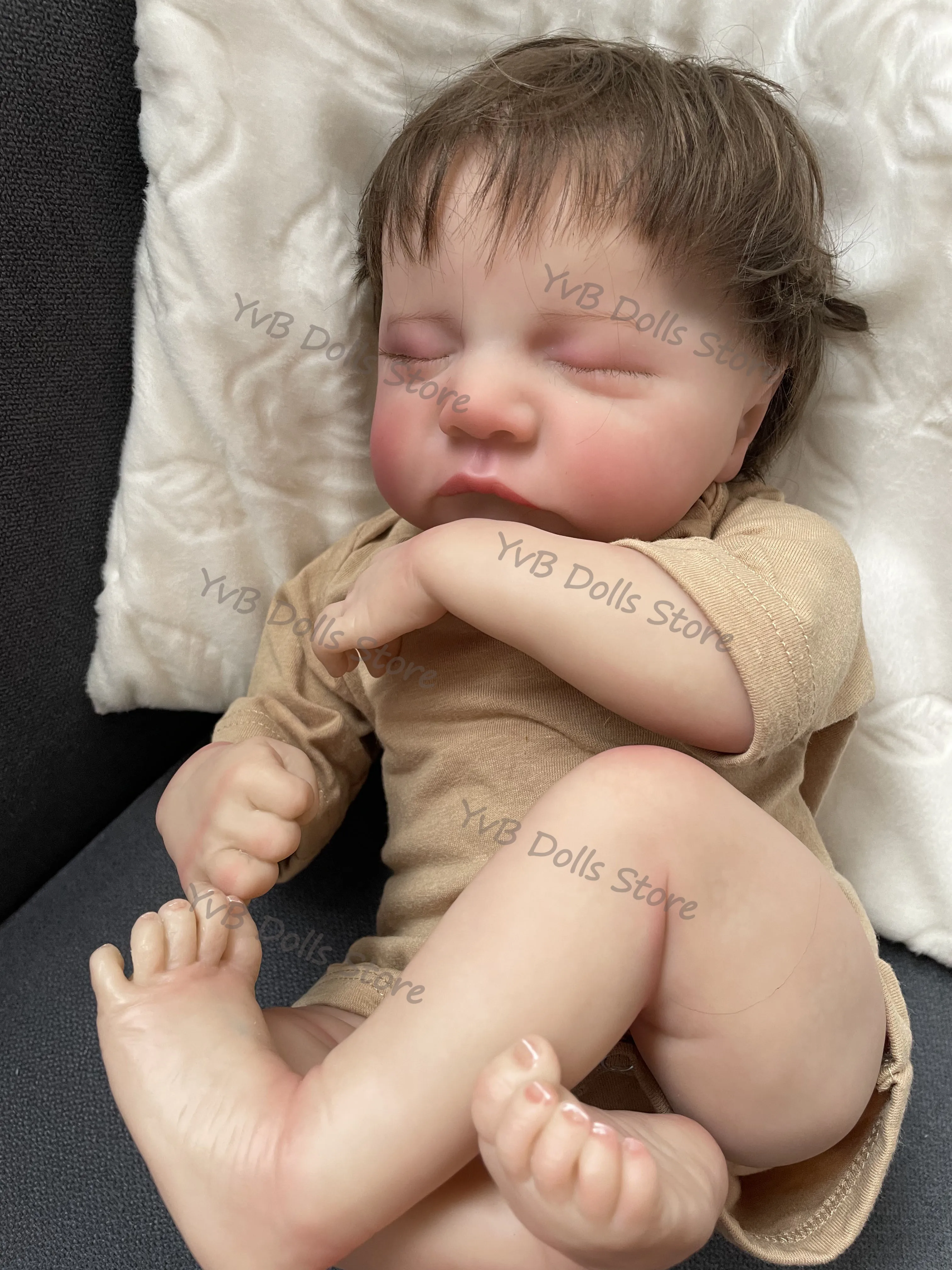 19 inch Levi Reborn Bebe Twee Versies Zacht Lichaam en Full Body Siliconen Hoge Kwaliteit Handgemaakte Assembleren Poppen Speelgoed voor Meisje